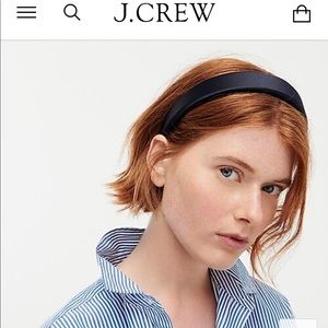 Black Satin Padded Headband - CURRENTLY SOLD OUT